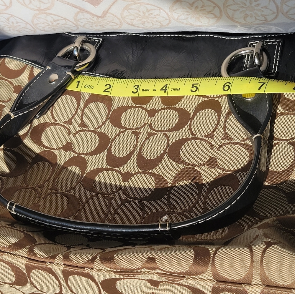 Coach Penelope Signature Printed Shoulder Purse Handbag F15533 - Picture 12 of 13
